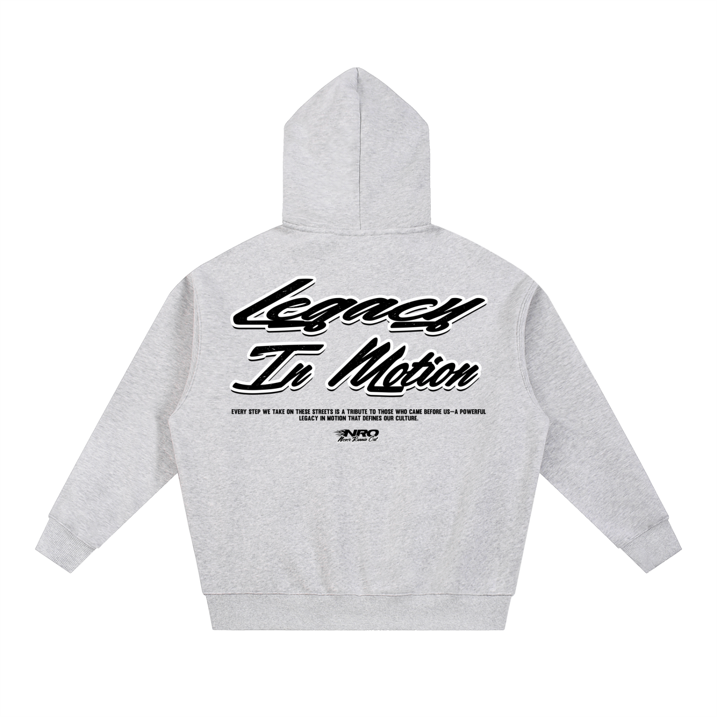 NRO Oversized Never Runnin Out Hoodie