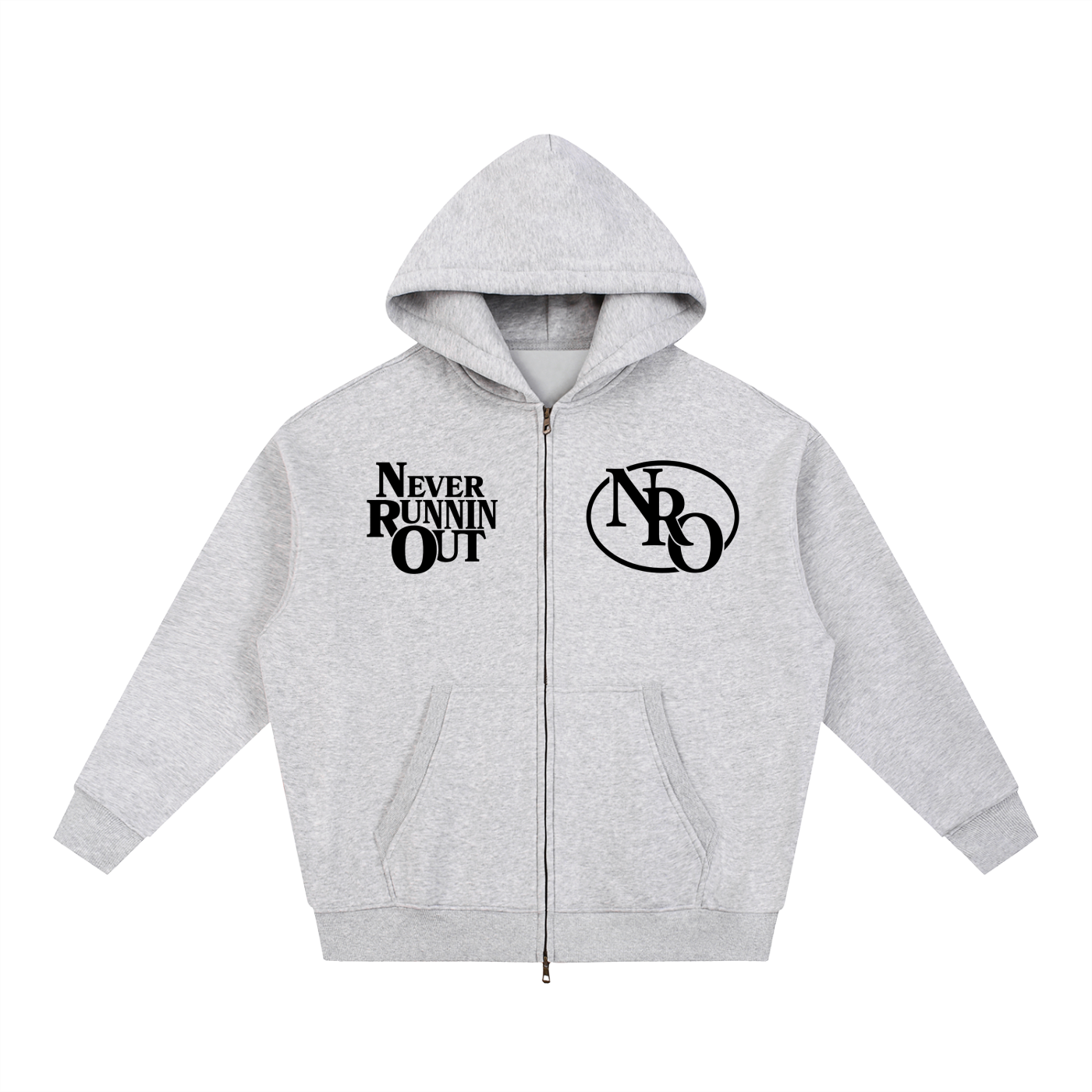 NRO Oversized Never Runnin Out Hoodie